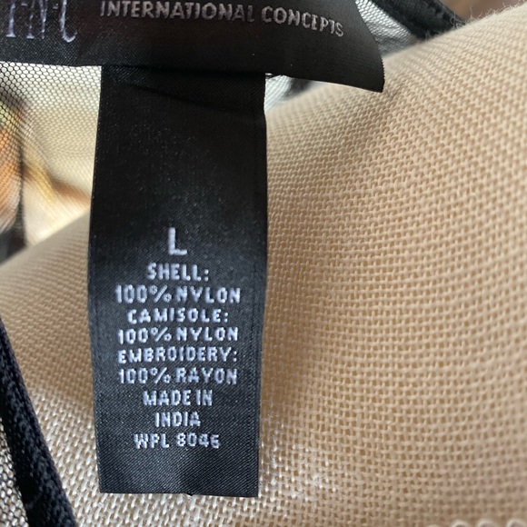 I.N.C. Embroidered Sheer Top - Picture 4 of 4